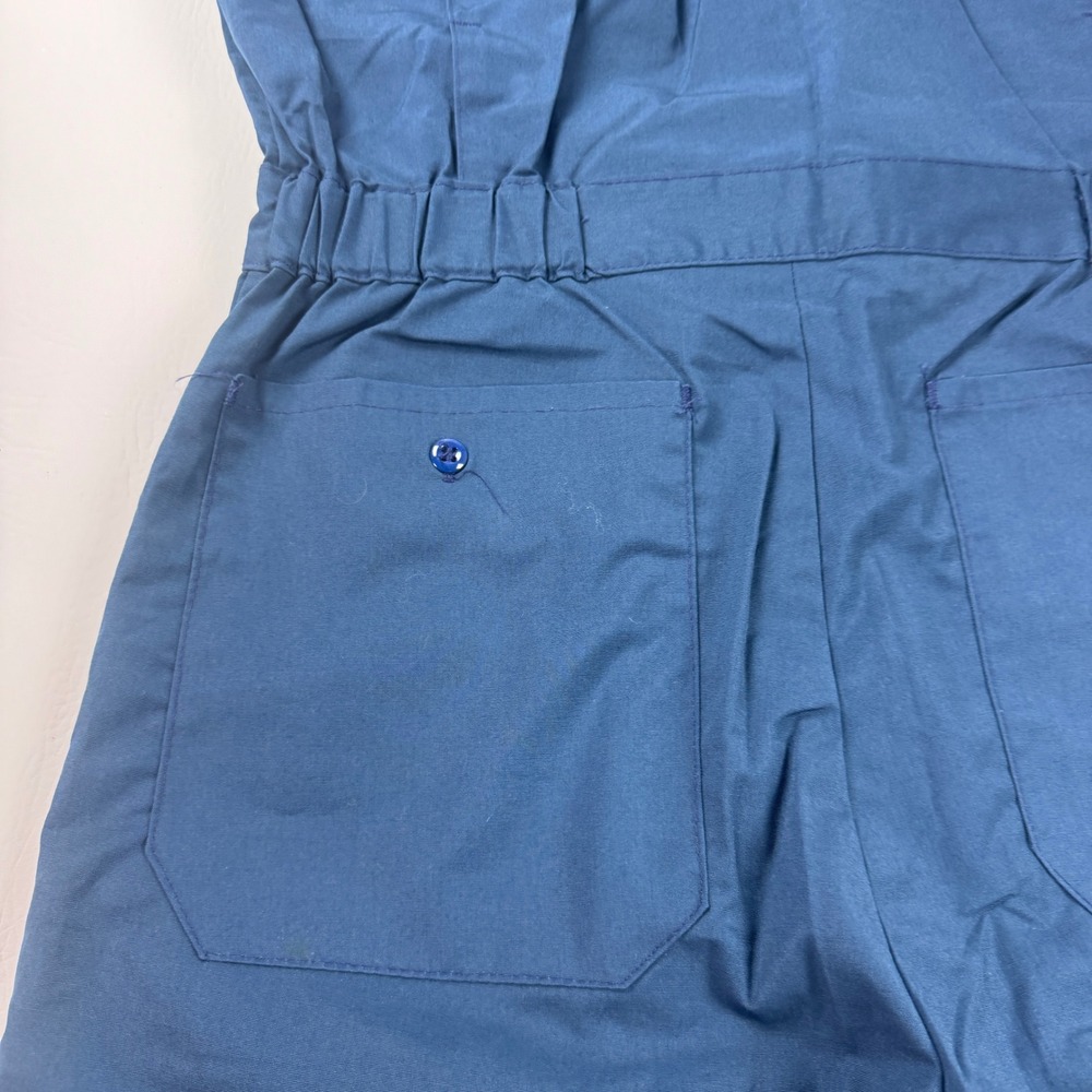 Dickies Coveralls Short Sleeve Utility Workwear Jumpsuit Navy Blue Mens 38 Long - Picture 16 of 16